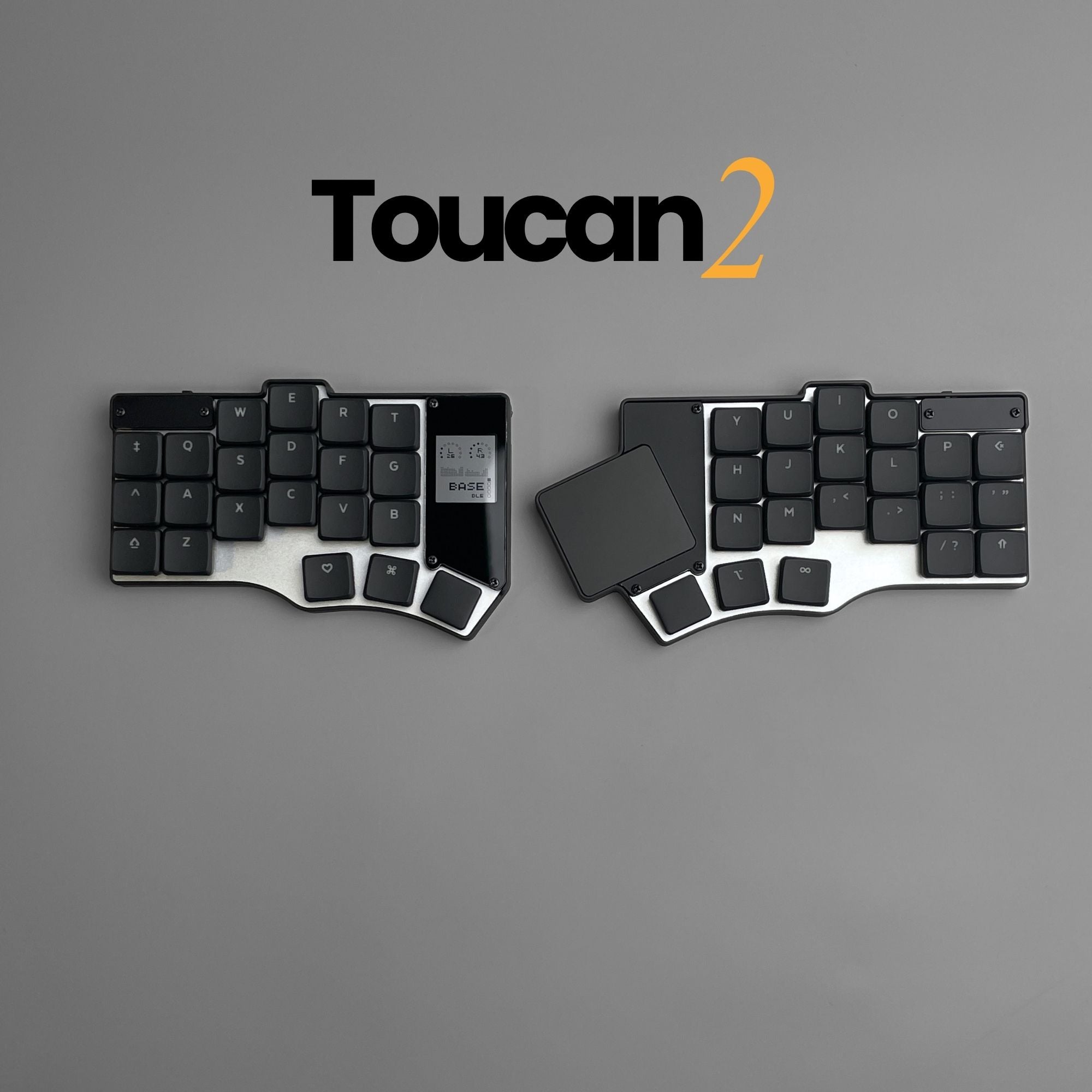 Toucan2 Wireless Split Keyboard with Multi-touch Trackpad – beekeeb