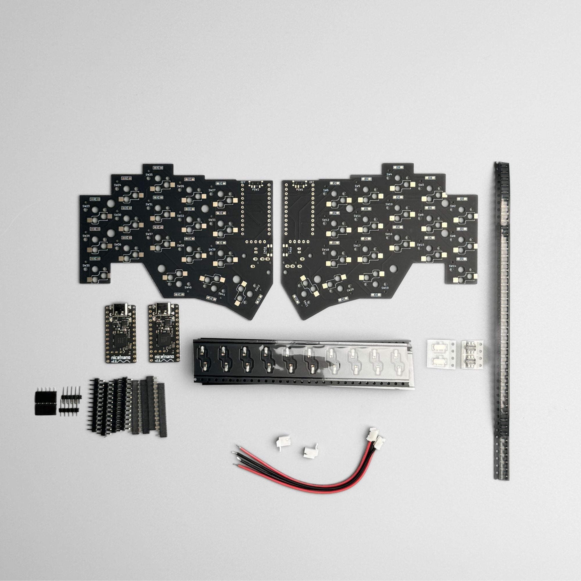 Chocofi Low Profile Split Keyboard DIY Kit - nice!nano Wireless