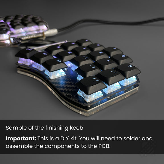 Swoop Wired Split Keyboard DIY Kit – beekeeb