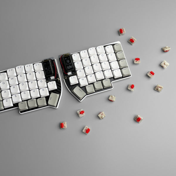 Pre-soldered Wireless Allium58 GLP Split Keyboard
