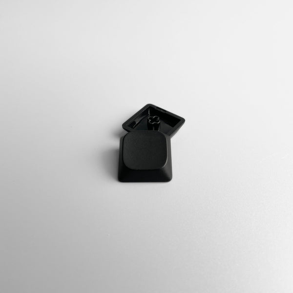 SMOLO 1u Keycaps Black – compatible with Cherry MX / Kailh Choc v2 / Gateron KS-27 / KS-33 key switches (5pcs)