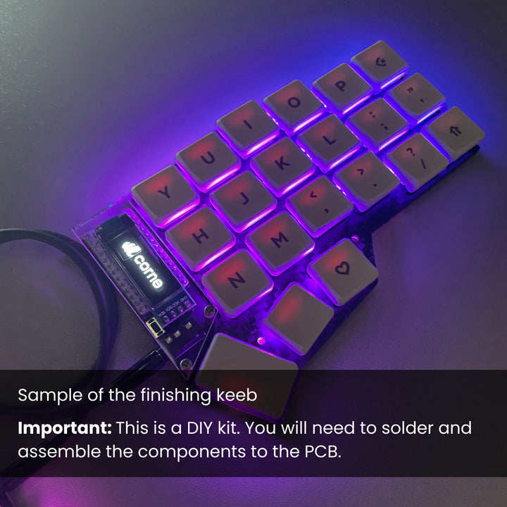 Diy Split Keyboard Kit Corne v3.0 Choc Low Profile Split Wired Keyboard DIY Kit – beekeeb