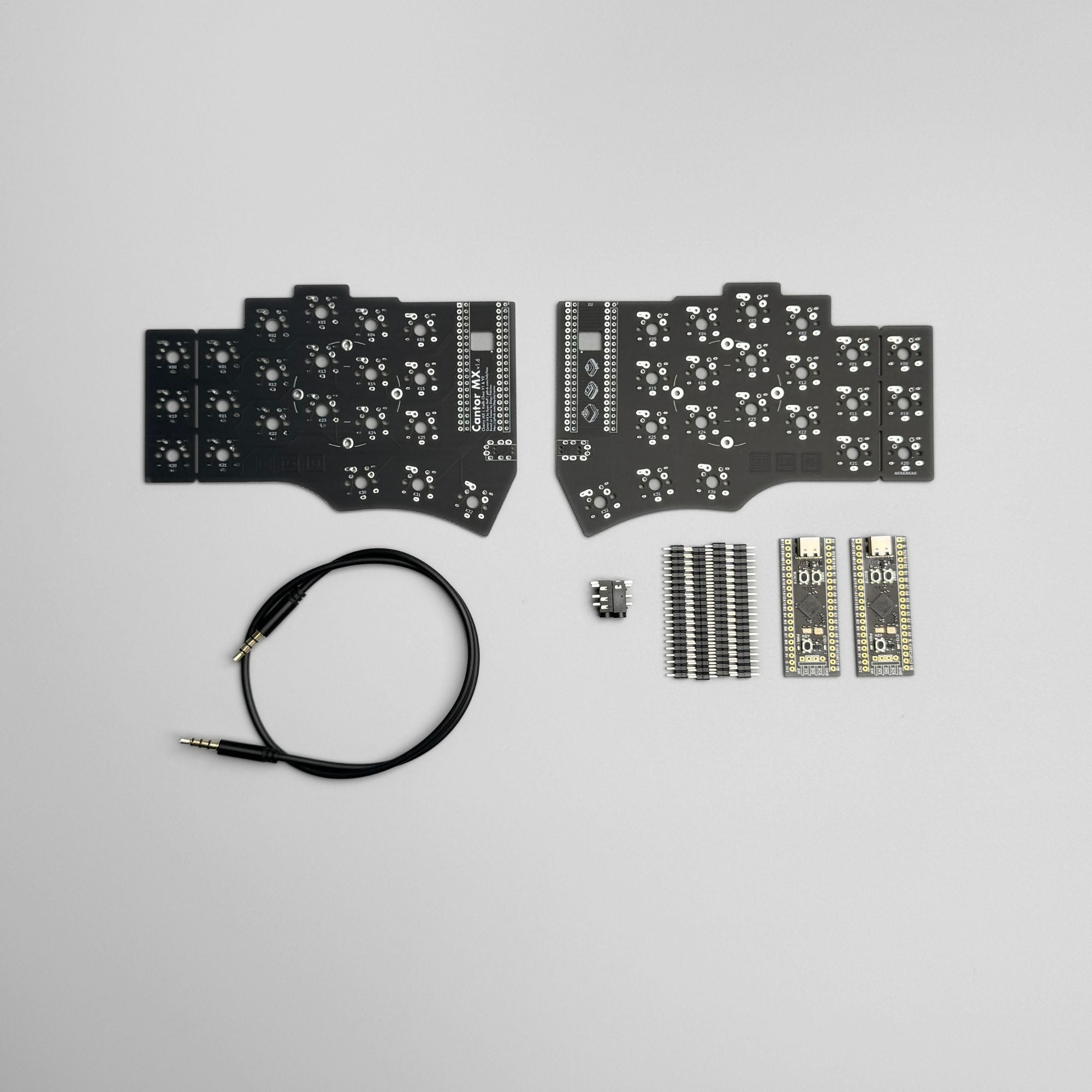 Cantor MX Split Wired Keyboard DIY Kit - Thumbnail 2