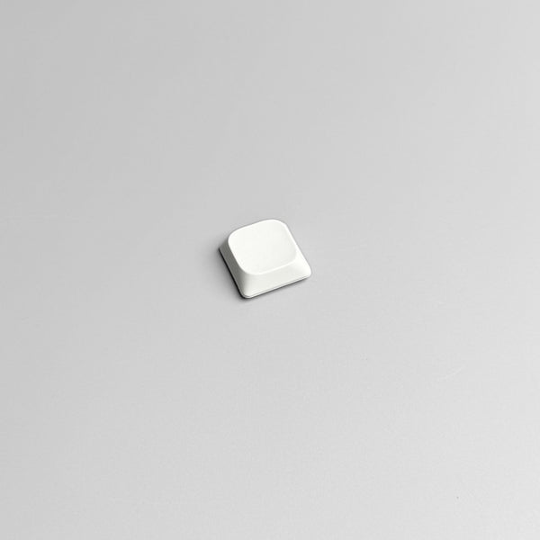 SMOLO 1u Keycaps White – compatible with Cherry MX / Kailh Choc v2 / Gateron KS-27 / KS-33 key switches (5pcs)