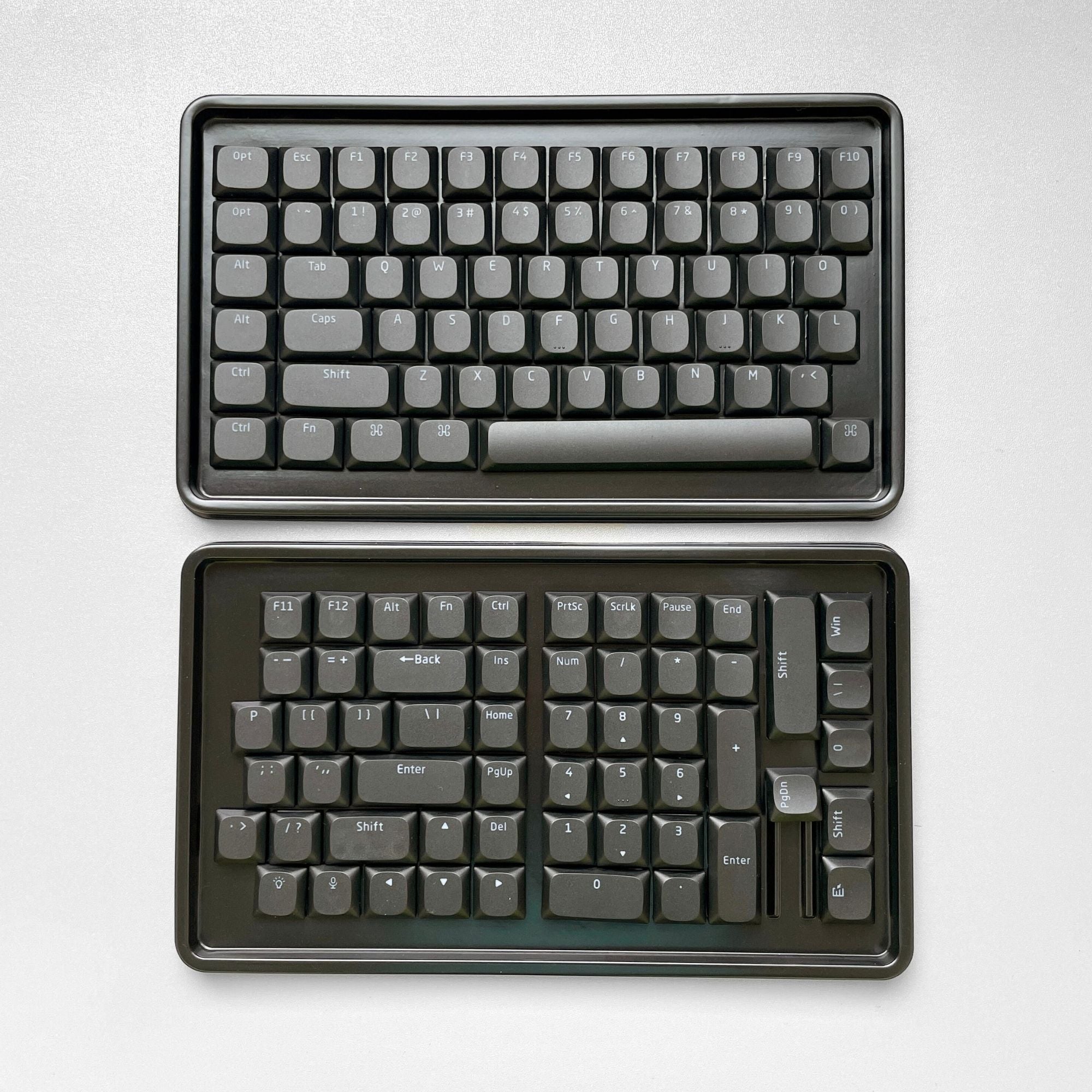 Uniform Low Profile PBT Keycap Set with Shine Through Legends - Thumbnail 2