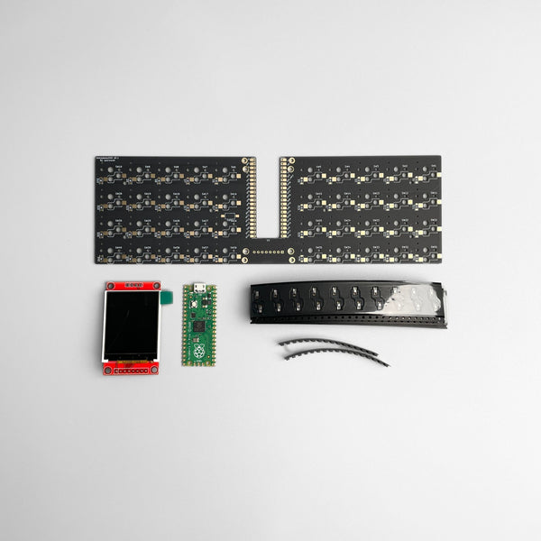 keezyboost40 Unibody Ergonomic Wired Keyboard DIY Kit