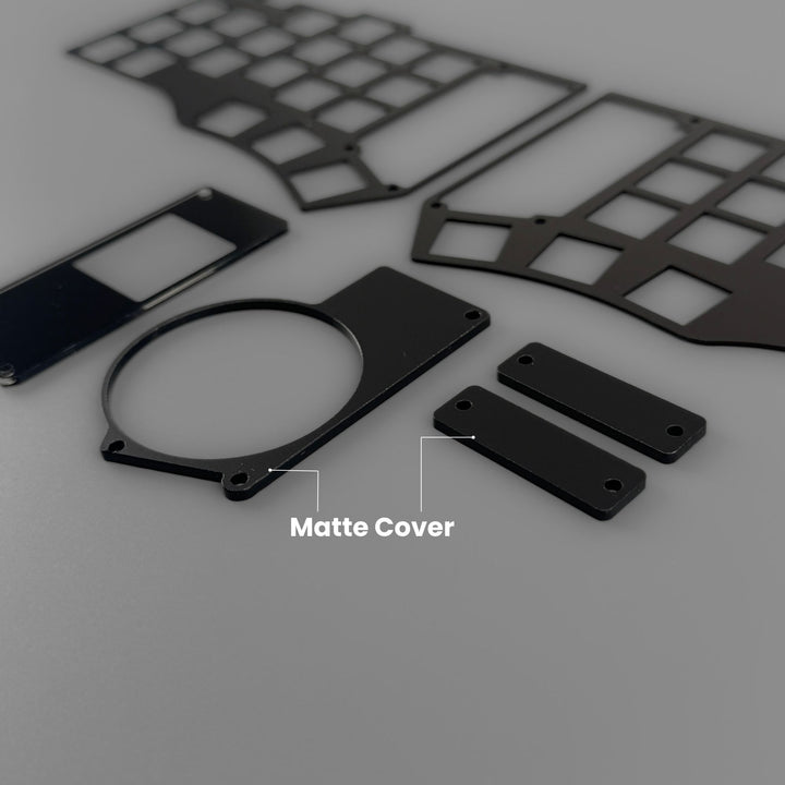 Toucan Keyboard Black Top Plates and Matte Cover Set (42 Keys / 36 Key ...