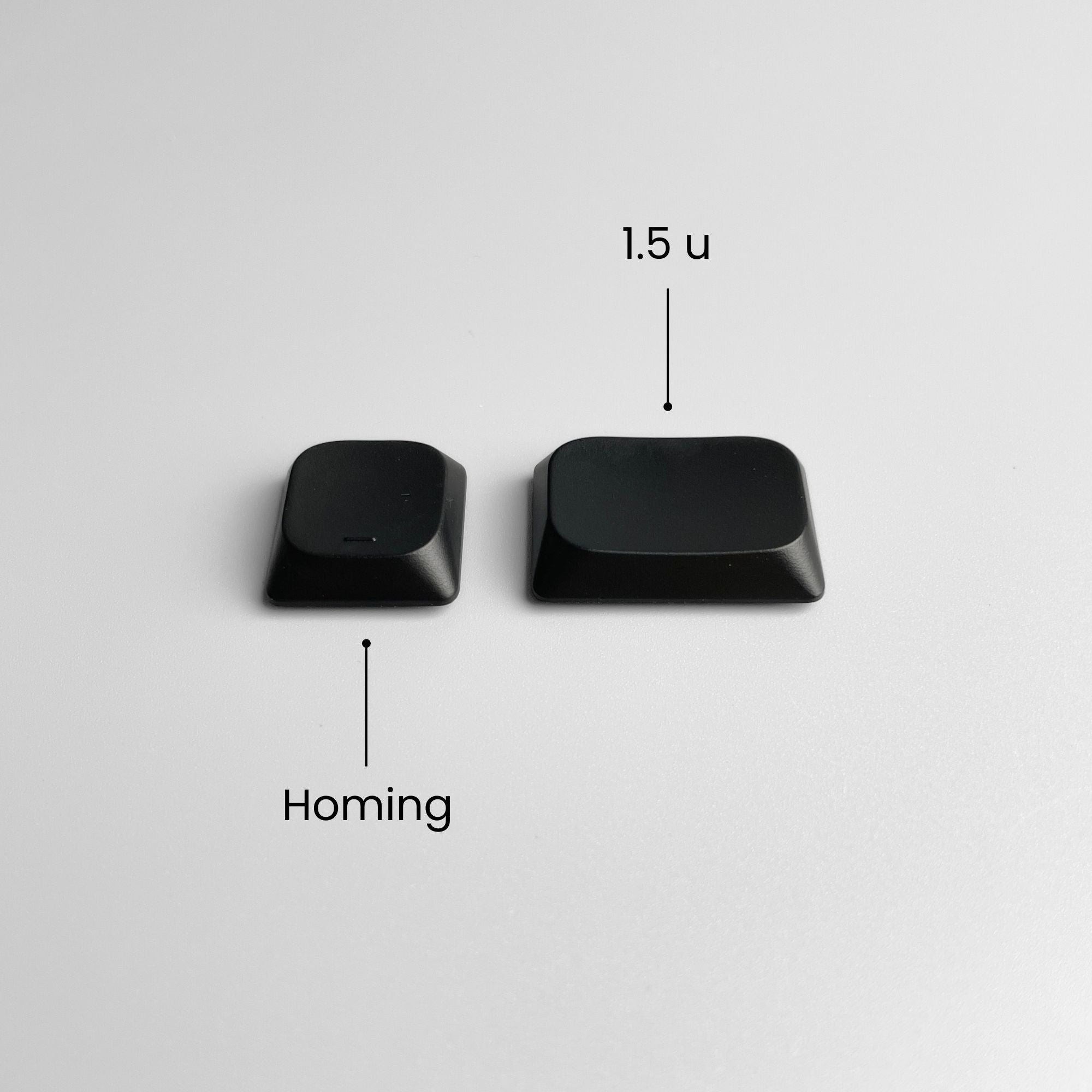 SMOLO Homing Keycaps Black – compatible with Cherry MX / Kailh Choc v2 ...
