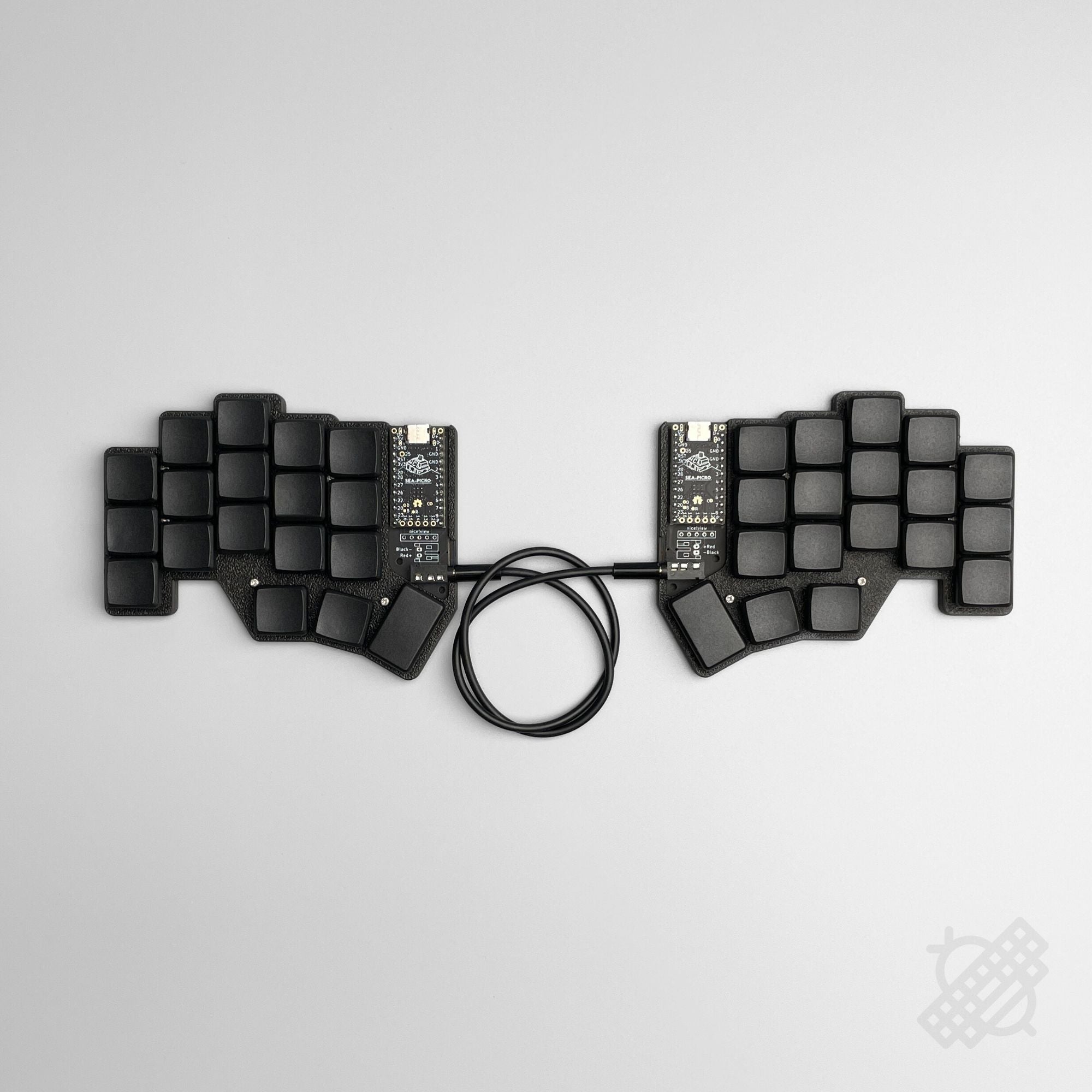 Chocify Keyboard Pre-soldered Chocofi 36 Keys Low Profile RP2040 Wired Split Keyboard ...