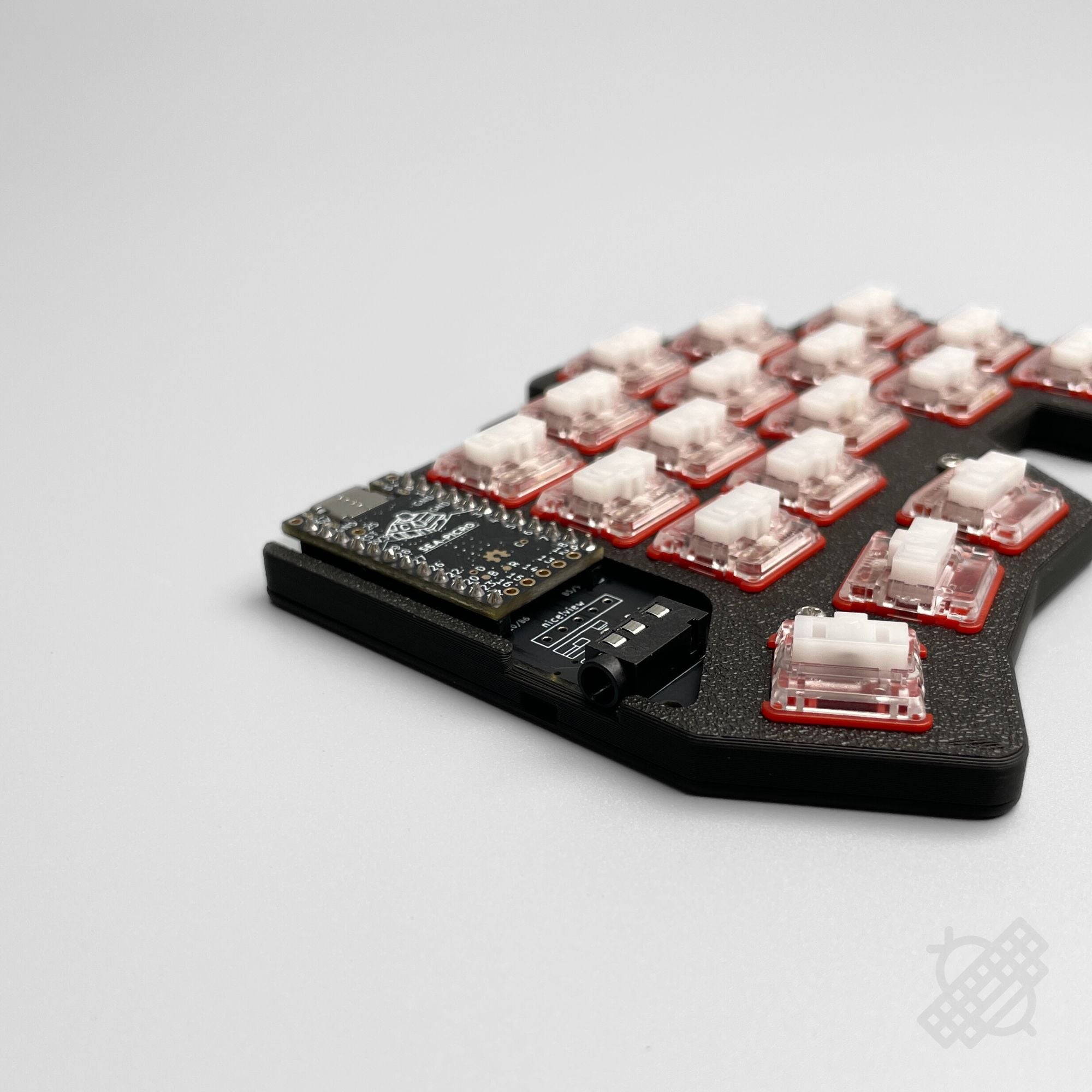 Pre-soldered Chocofi 36 Keys Low Profile RP2040 Wired Split Keyboard ...