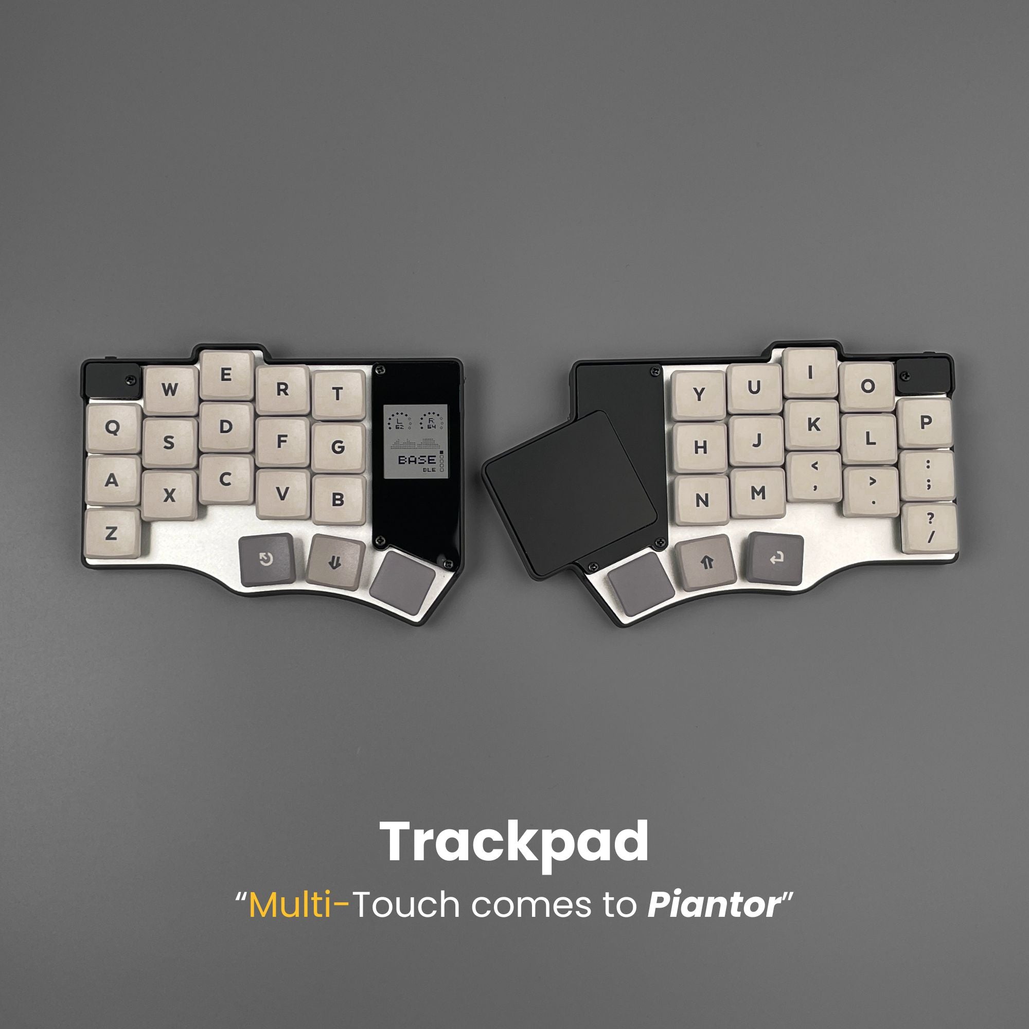 Toucan2 36 Keys Wireless Split Keyboard with Multi-touch Trackpad