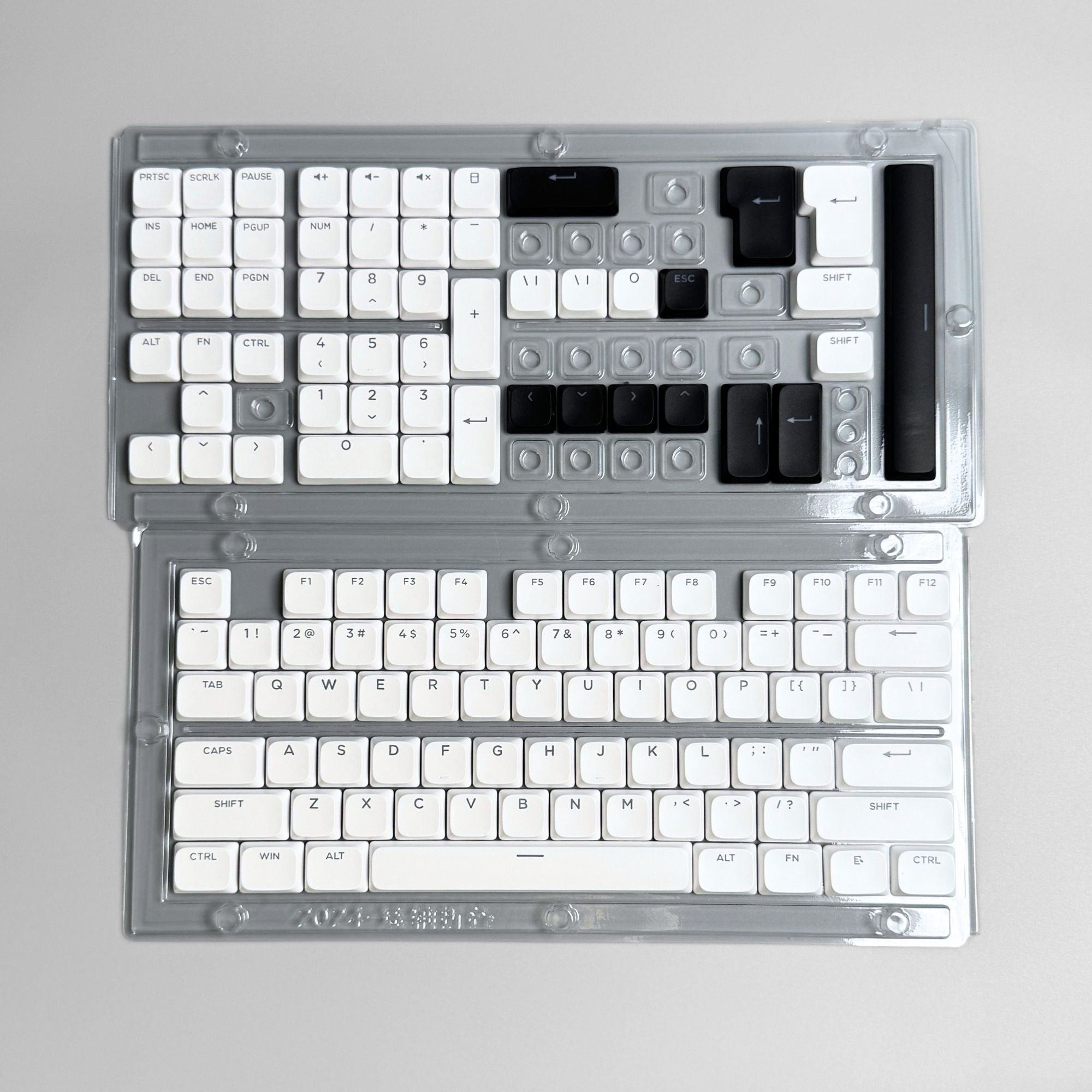 Uniform Low Profile PBT Keycap Set with Shine Through Legends - Thumbnail 5