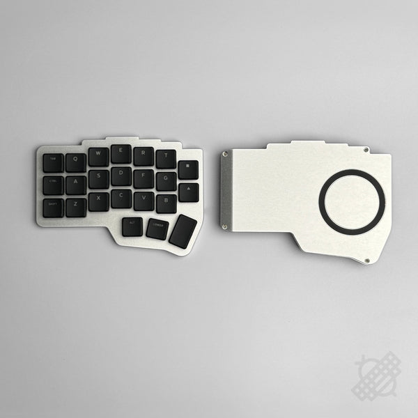 Pre-soldered Corne v4 Choc v1 with Aluminum 2-way Case Wired Split Keyboard