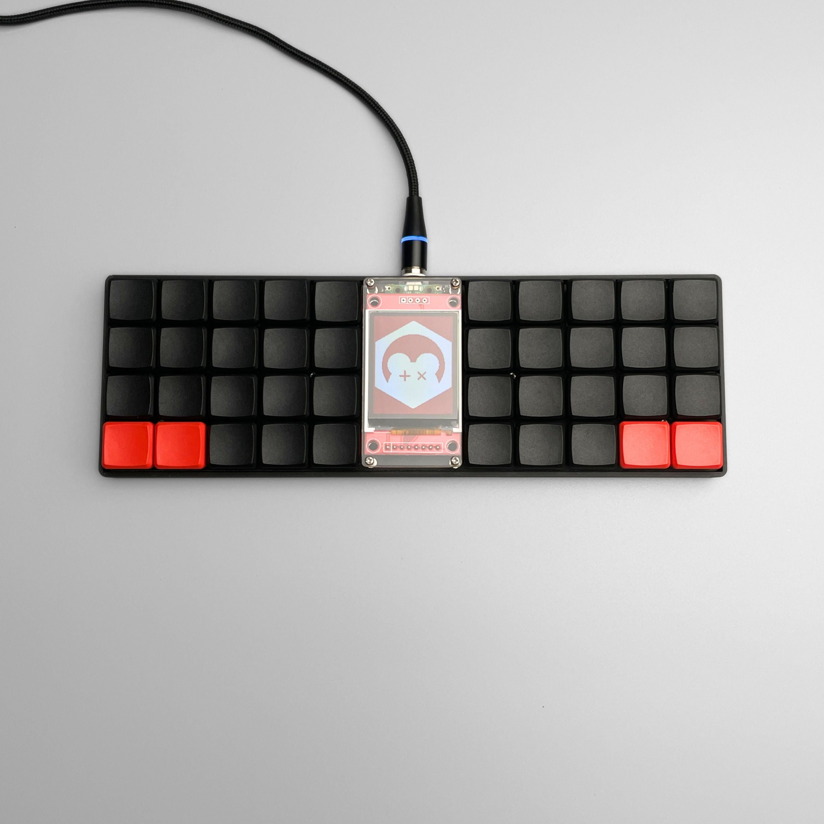 keezyboost40 Unibody Ergonomic Wired Keyboard DIY Kit - Thumbnail 5