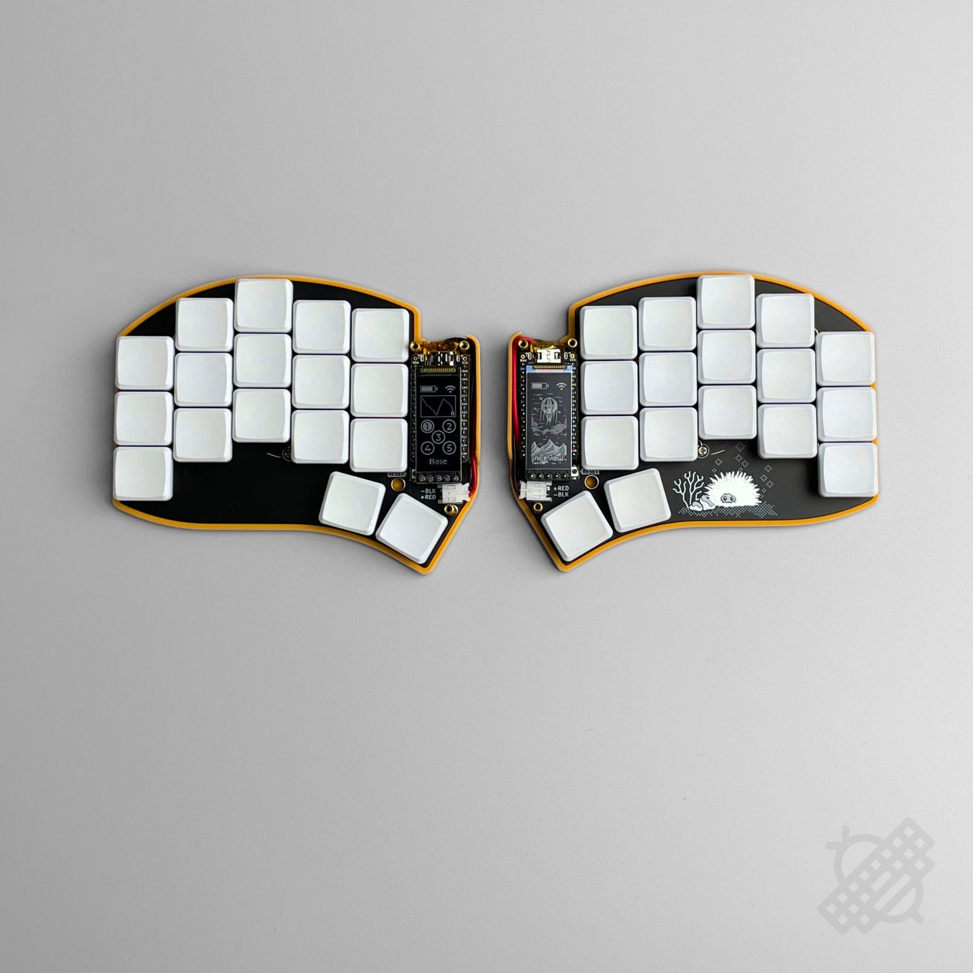 Pre-soldered Urchin 34 Keys Low Profile Wireless Split Keyboard - Thumbnail 2