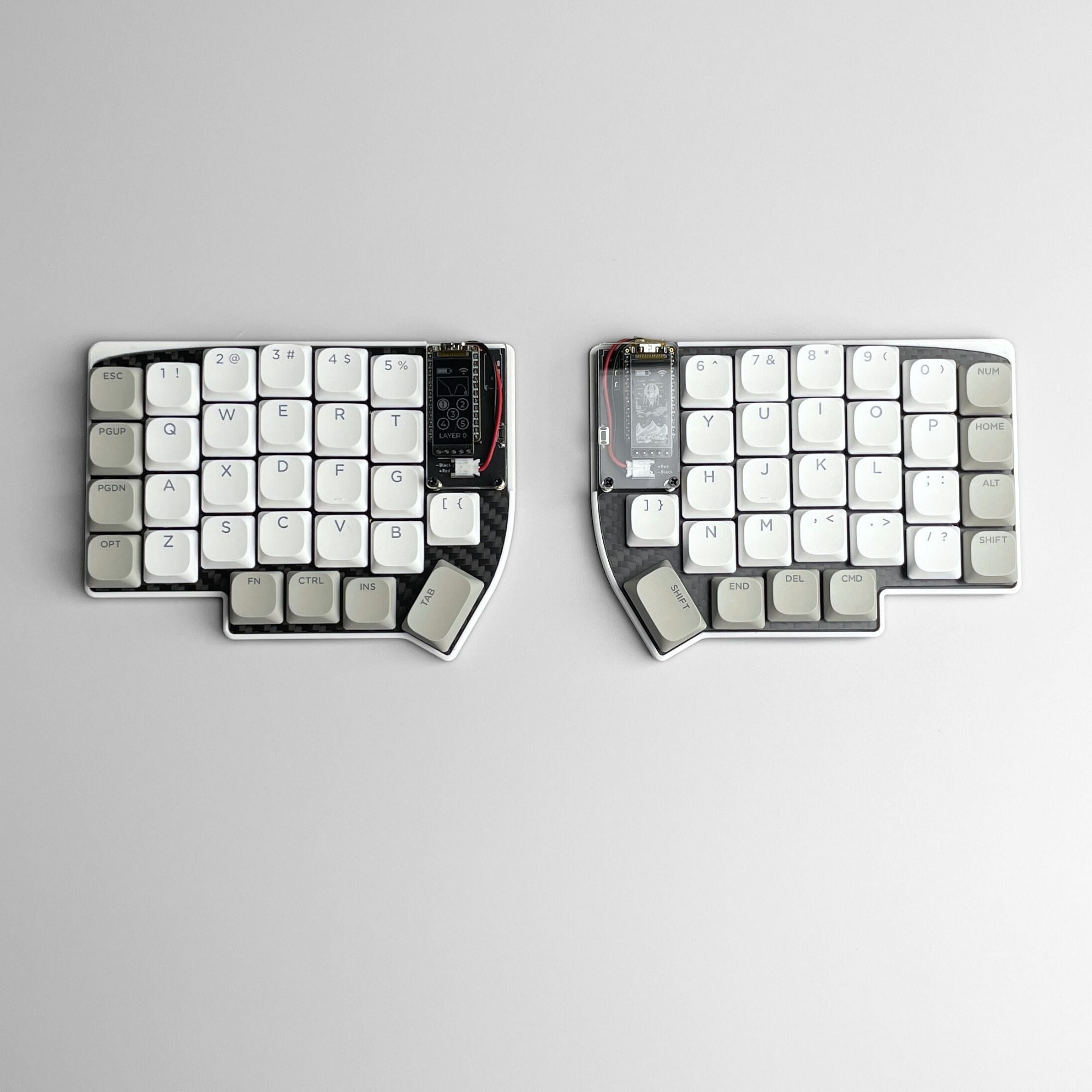 Pre-soldered Wireless Allium58 GLP Split Keyboard