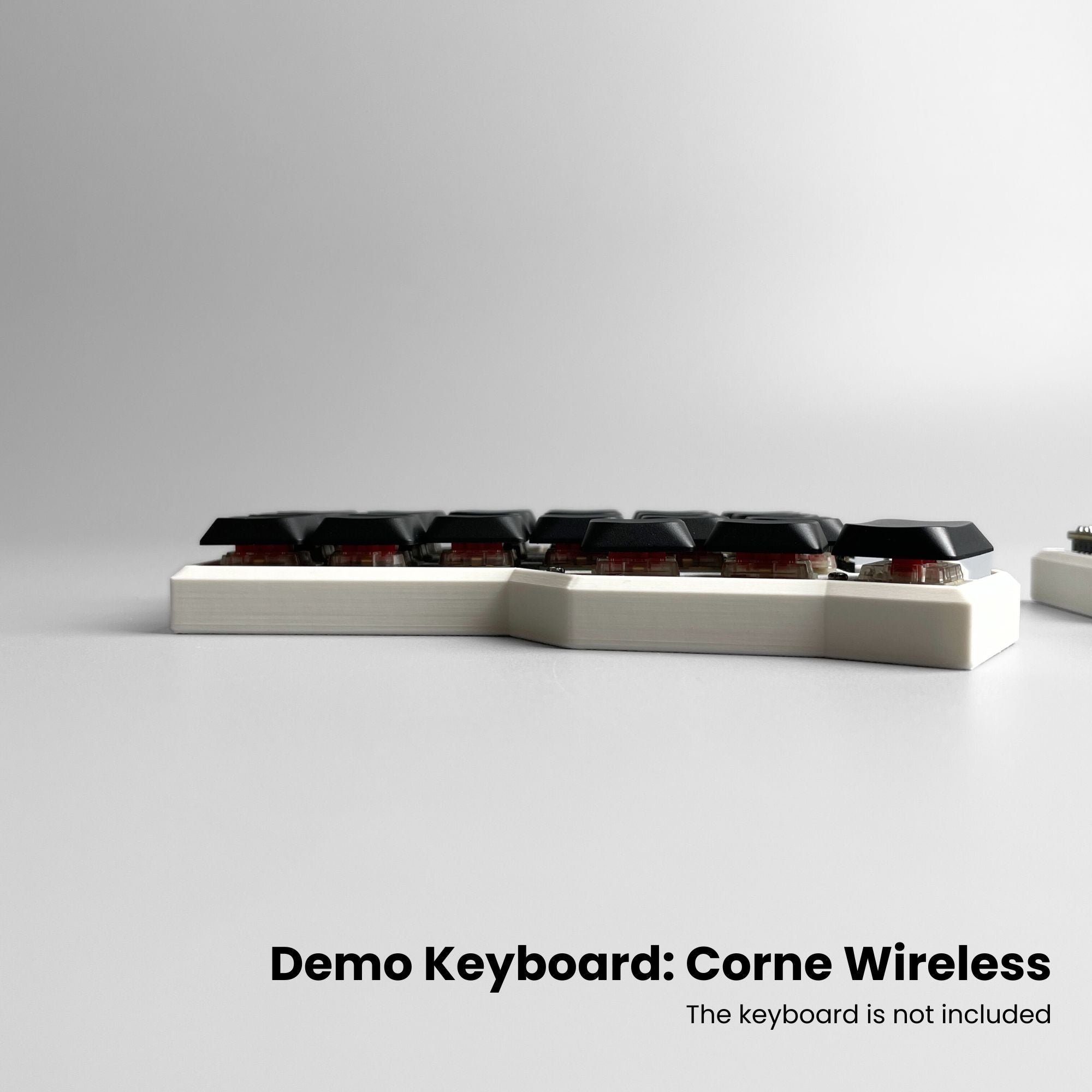 SMOLO 1u Keycaps Black – compatible with Cherry MX / Kailh Choc v2