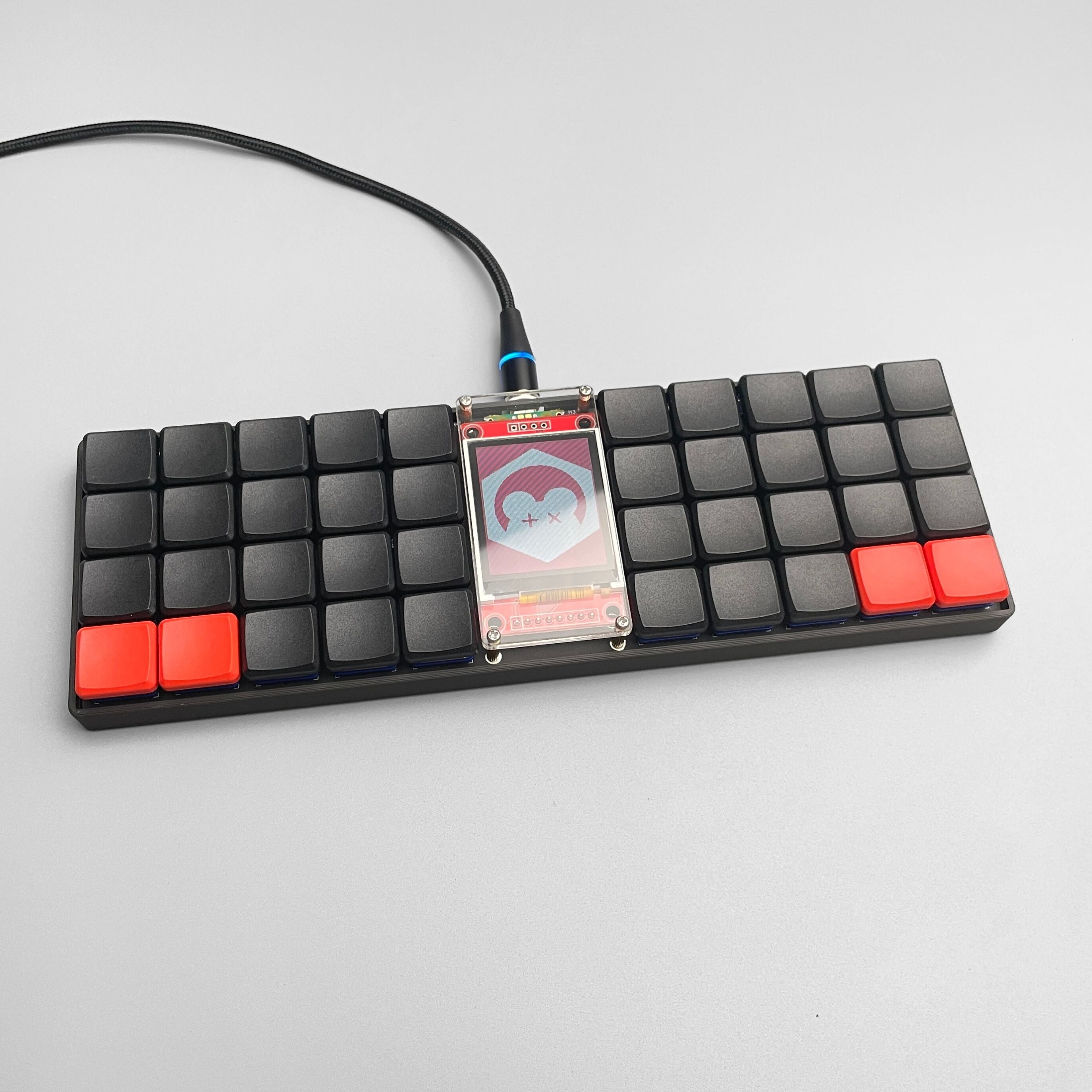 keezyboost40 Unibody Ergonomic Wired Keyboard DIY Kit