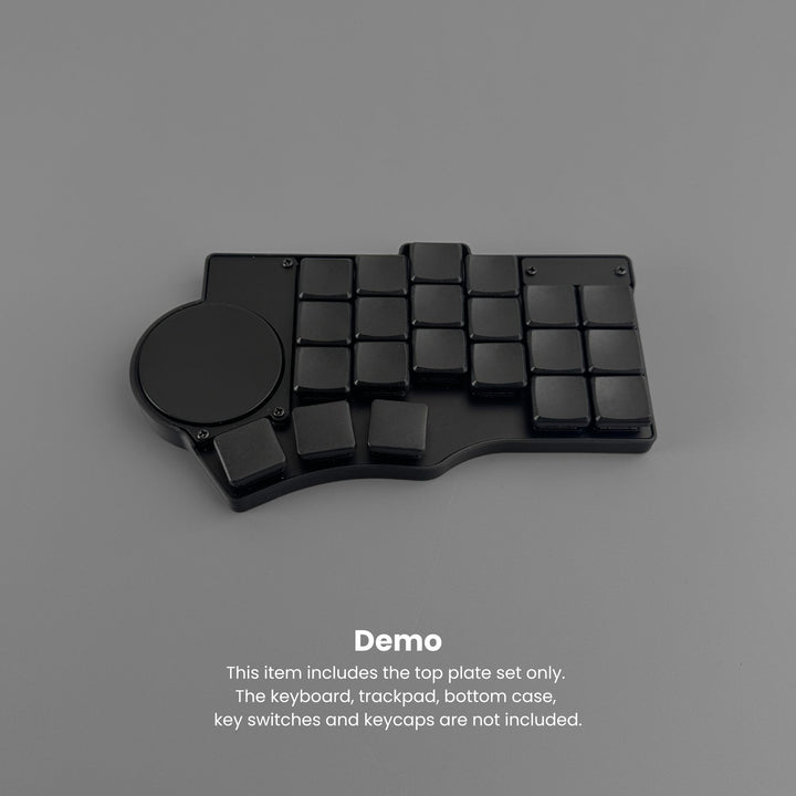 Toucan Keyboard Black Top Plates and Matte Cover Set (42 Keys) – beekeeb