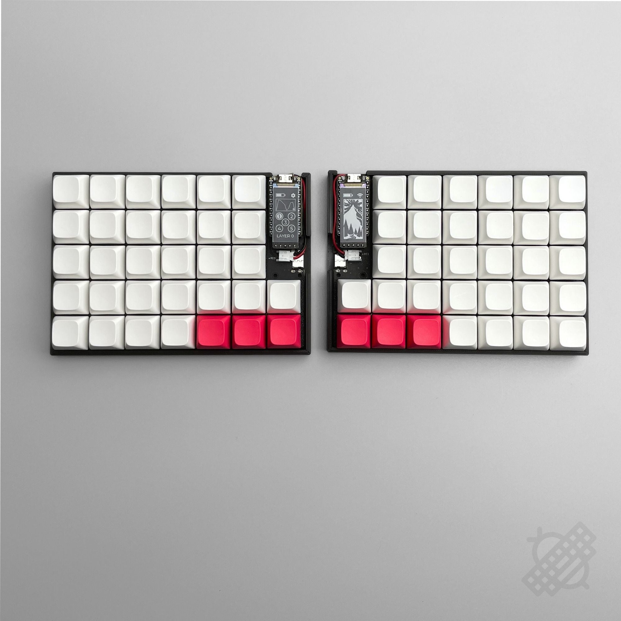 Pre-soldered Wireless FelixKeeb MX Ortholinear Split Keyboard - Thumbnail 4