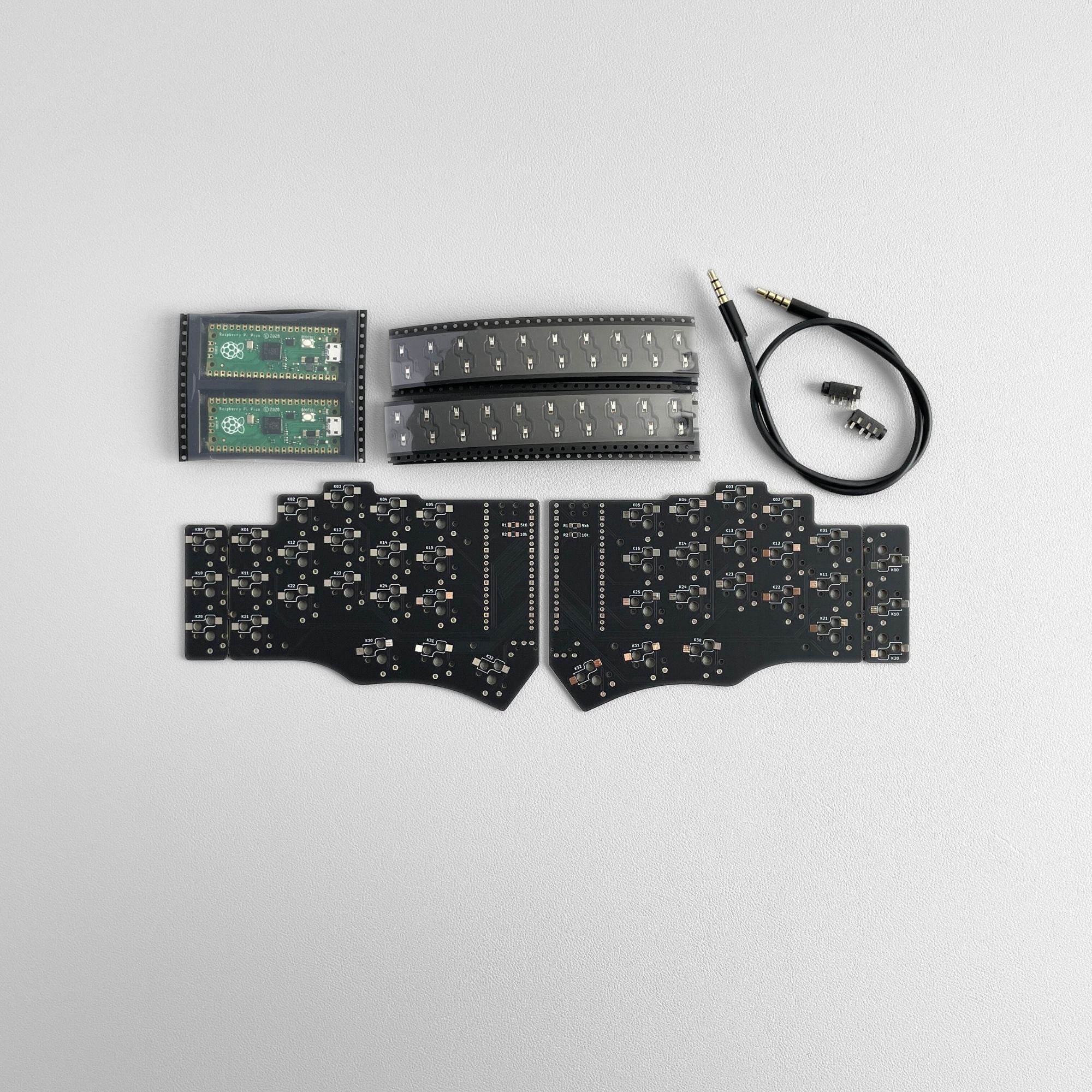 Piantor 42 Keys Low Profile Split Keyboard DIY Kit - Thumbnail 2