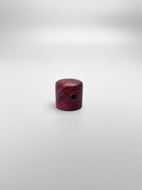 Stabilized Wood Knob – Red (1 pc)
