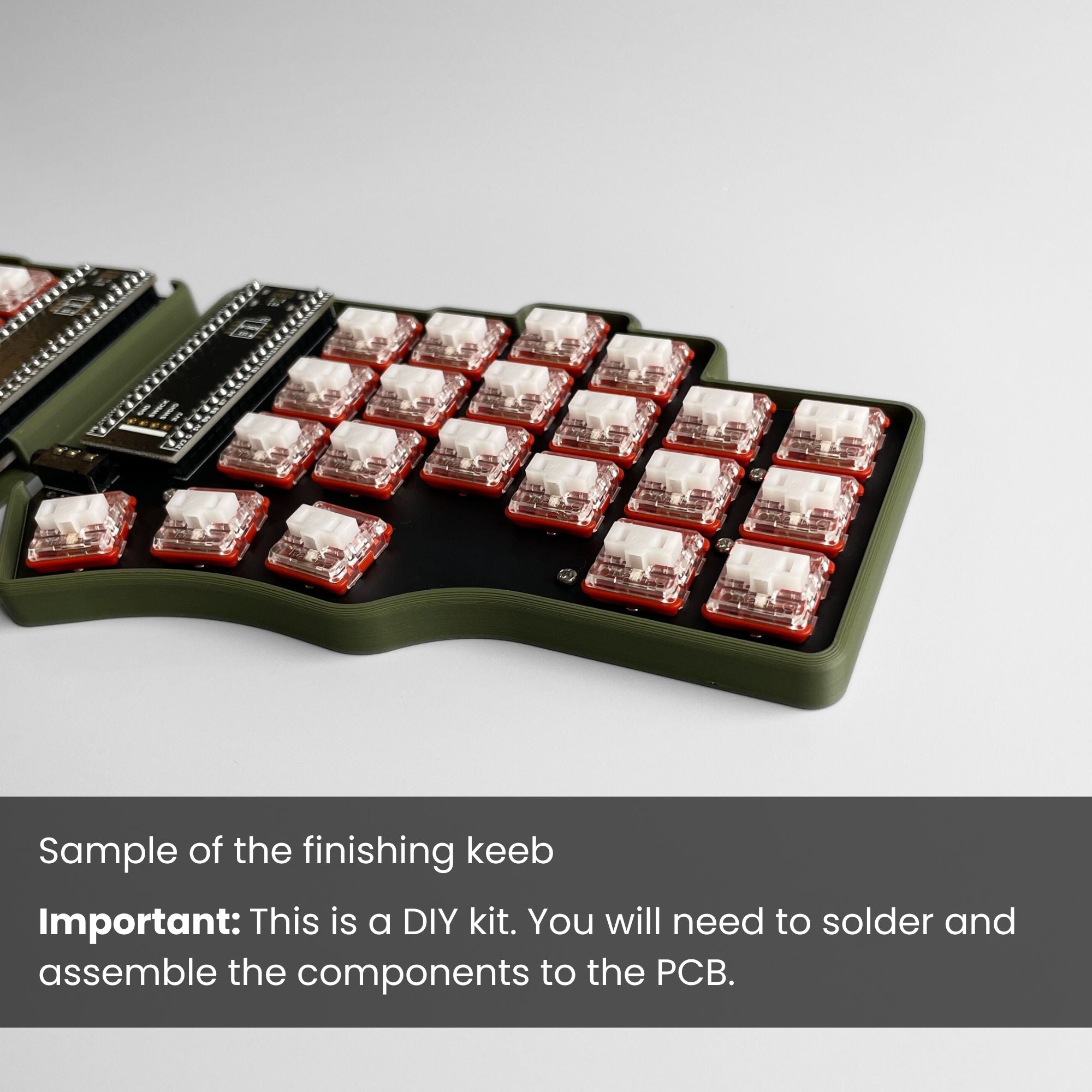Cantor MX Split Wired Keyboard DIY Kit - Thumbnail 3