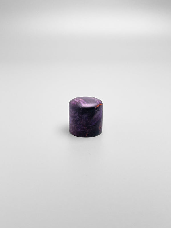 Stabilized Wood Knob – Purple (1 pc)