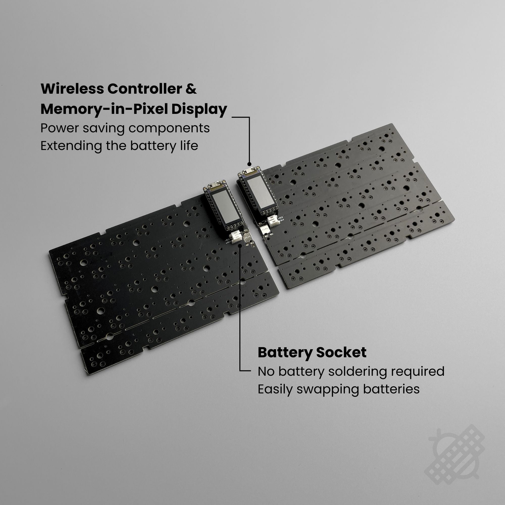 Pre-soldered Wireless FelixKeeb Choc Ortholinear Split Keyboard