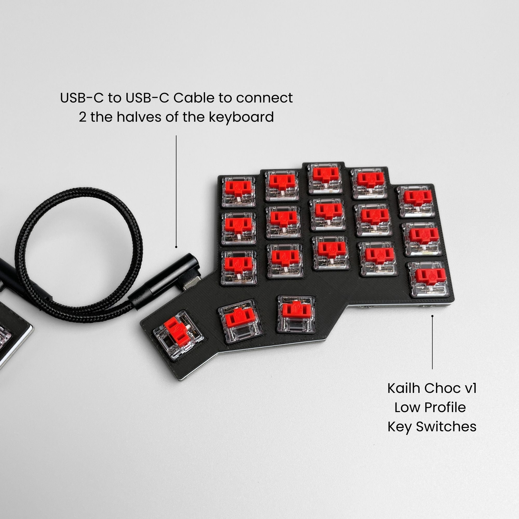 beekeeb 3W6HS Split Keyboard