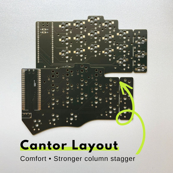 Piantor 42 Keys Low Profile Split Keyboard DIY Kit – beekeeb
