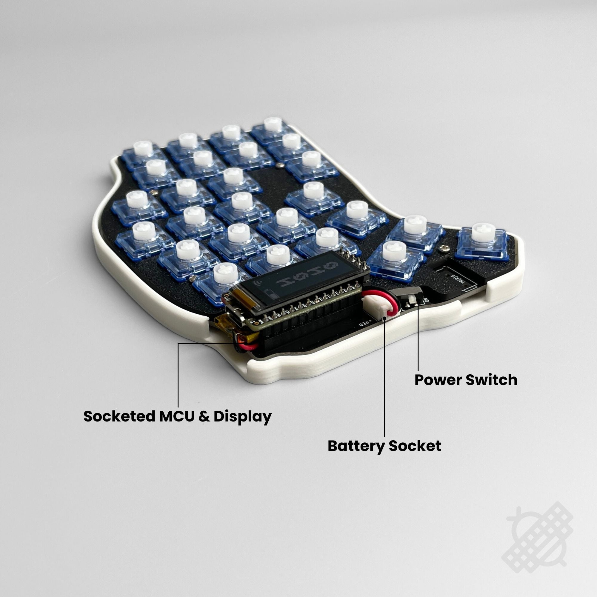Pre-soldered Wireless HSHS52 Choc v2 Split Keyboard - Thumbnail 4
