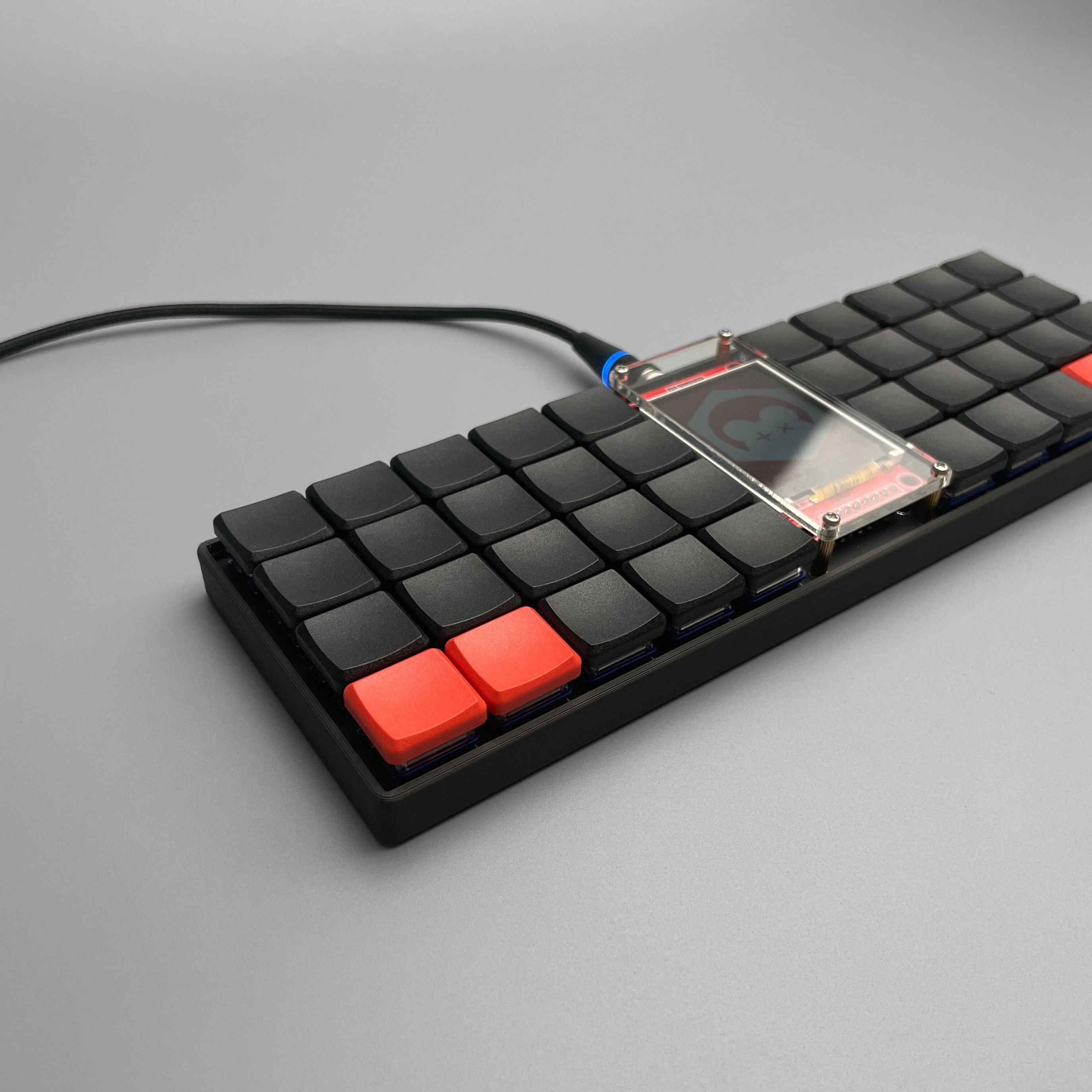 keezyboost40 Unibody Ergonomic Wired Keyboard DIY Kit - Thumbnail 4