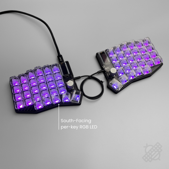 Pre-soldered Sofle MX Wired Split Keyboard – beekeeb