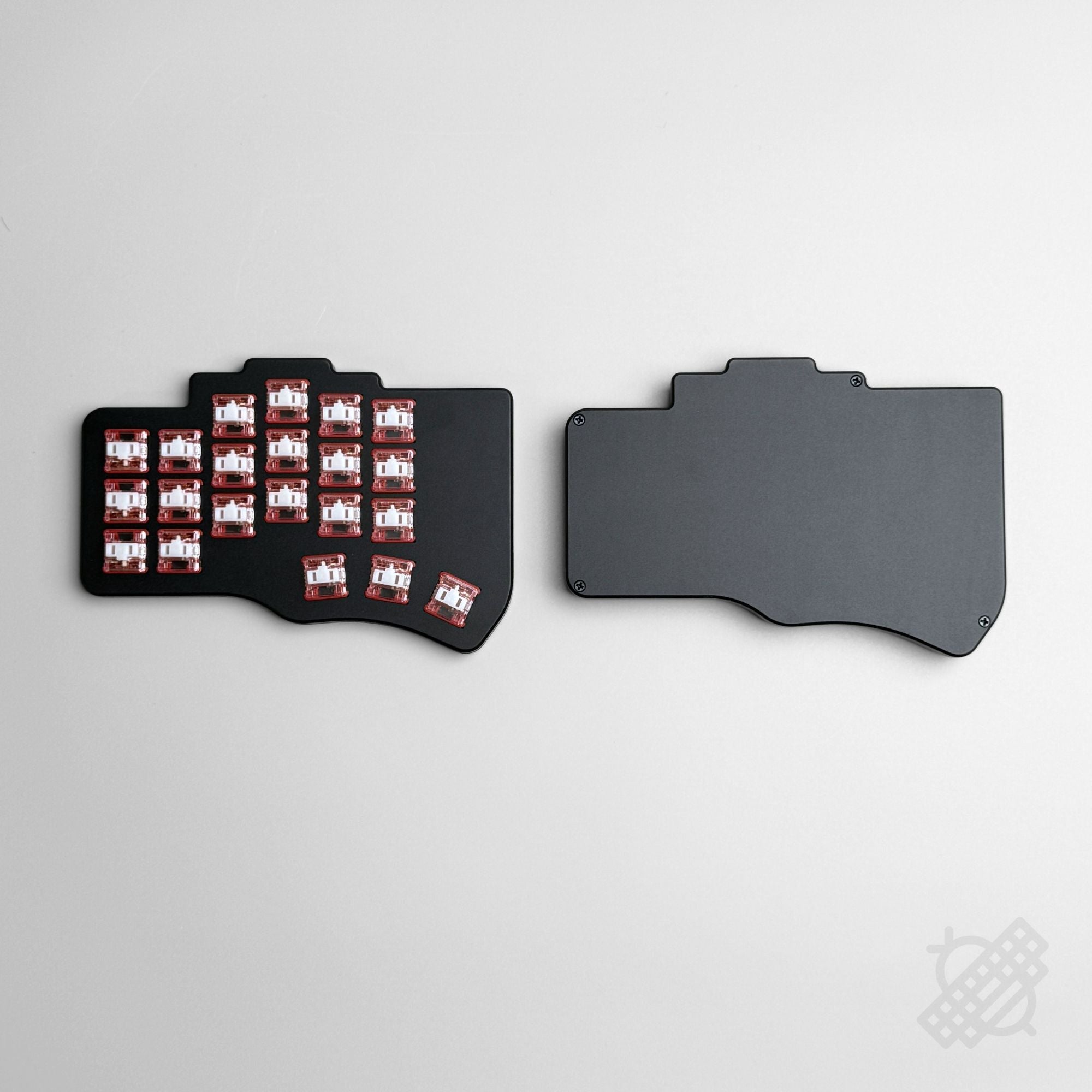 Piantor Pro with Aluminum Case Low Profile Choc Split Keyboard