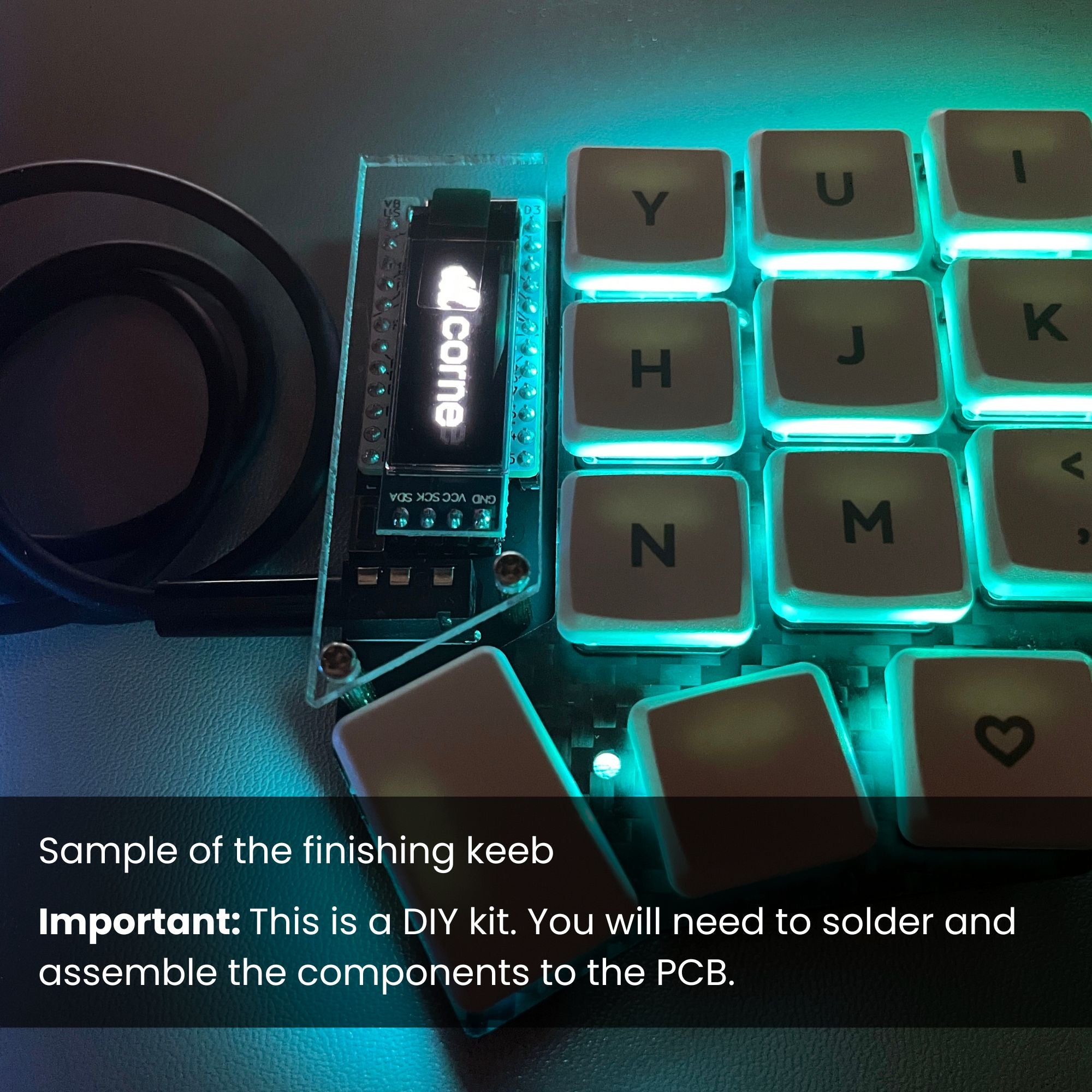 Corne v3.0 Choc Low Profile Split Wired Keyboard DIY Kit – beekeeb