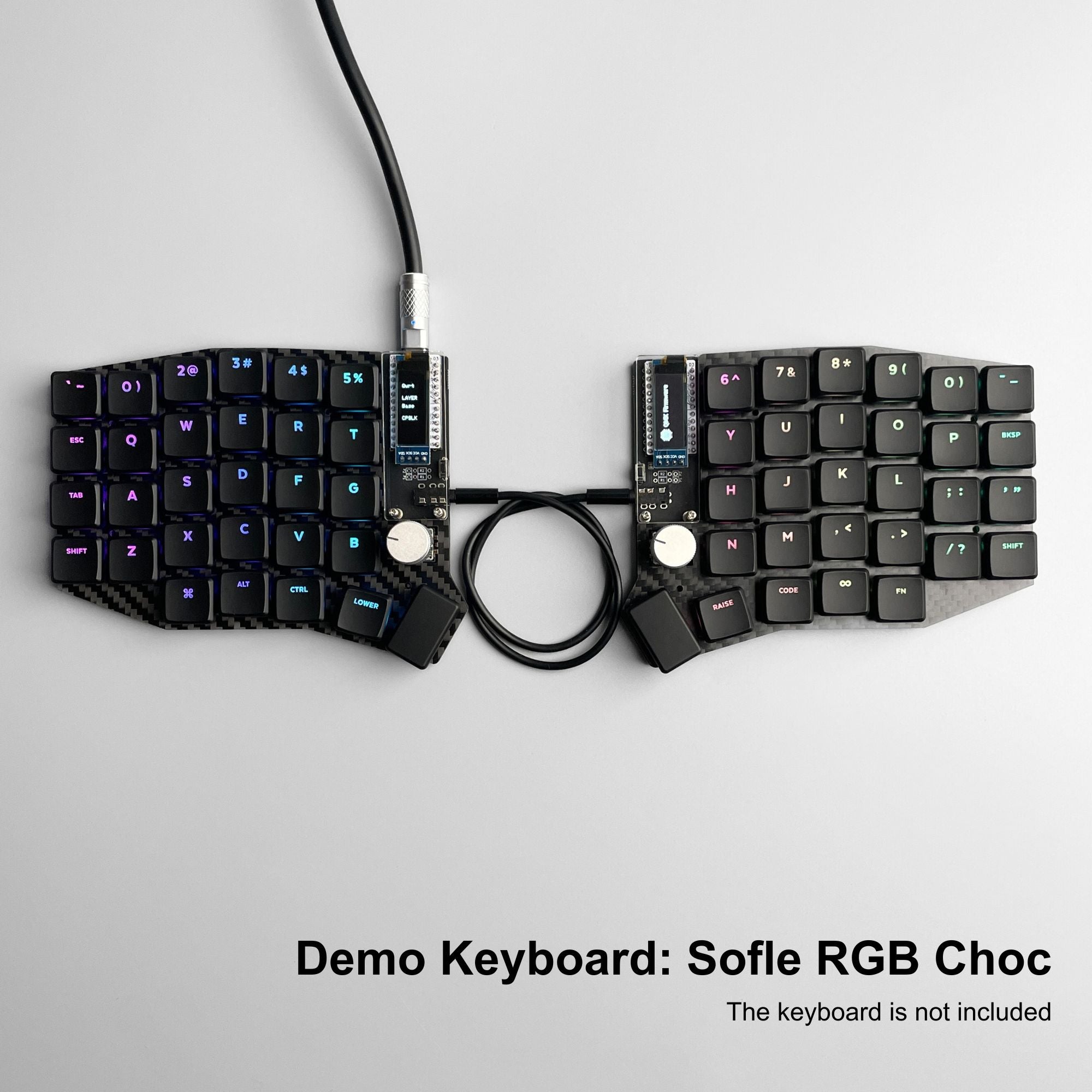 MBK Legend‡ Glow R2 Black Keycap Set with Keycap Puller – beekeeb