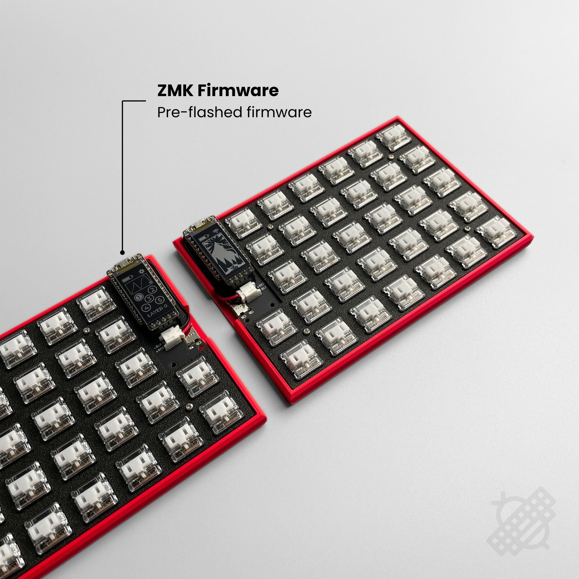 Pre-soldered Wireless FelixKeeb Choc Ortholinear Split Keyboard