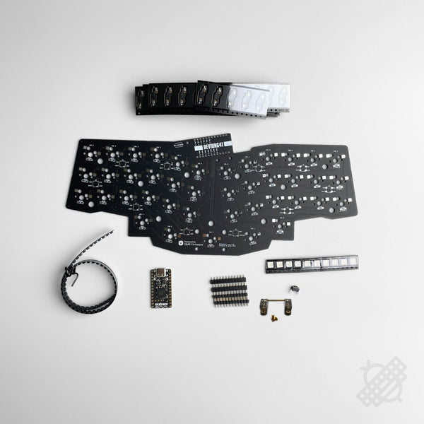 REVIUNG41 Unibody Ergonomic Wireless Keyboard DIY Kit
