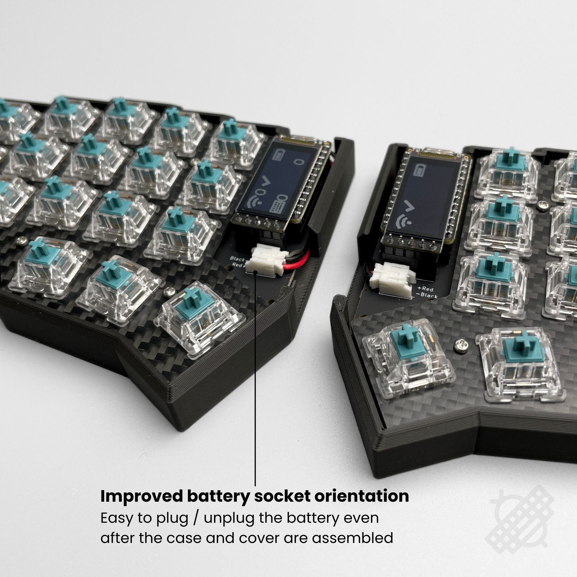 Pre-soldered Wireless Corne MX Keyboard - Thumbnail 3