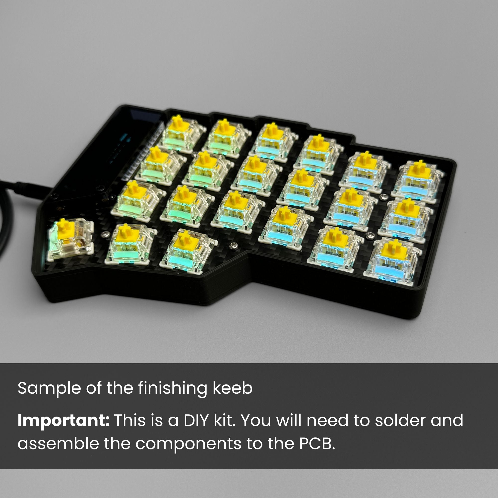 Corne v3.0 MX Split Wired Keyboard DIY Kit - Thumbnail 3