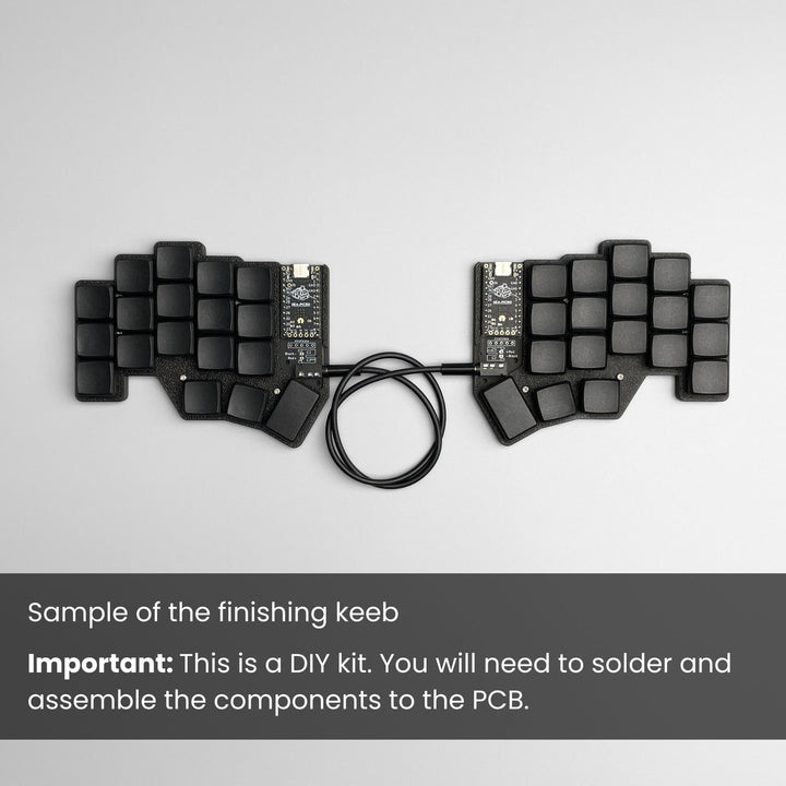 Diy Split Keyboard Kit Chocofi Low Profile Split Keyboard DIY Kit - RP2040 Wired – beekeeb