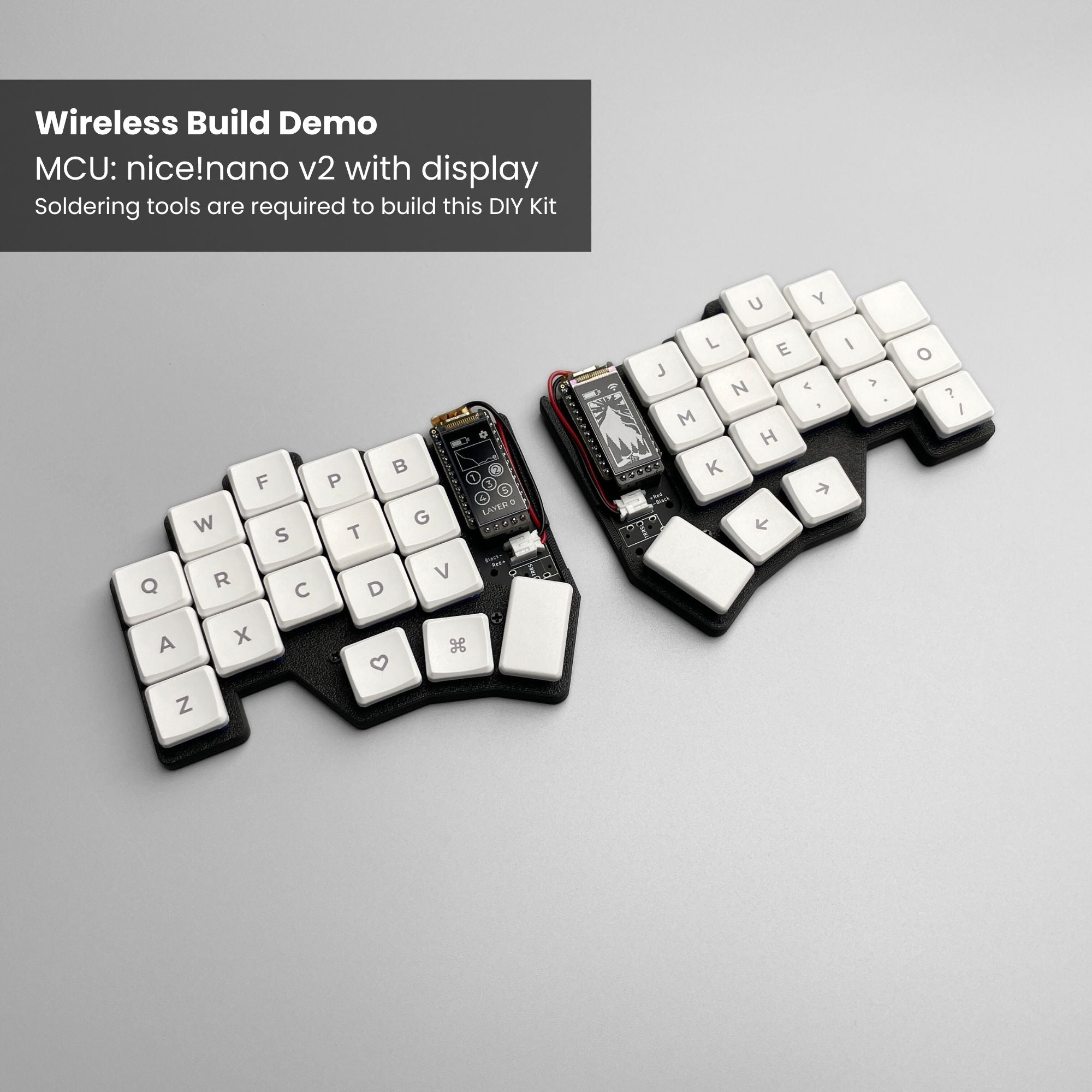 Chocofi Low Profile Split Keyboard DIY Kit - nice!nano Wireless - Thumbnail 3