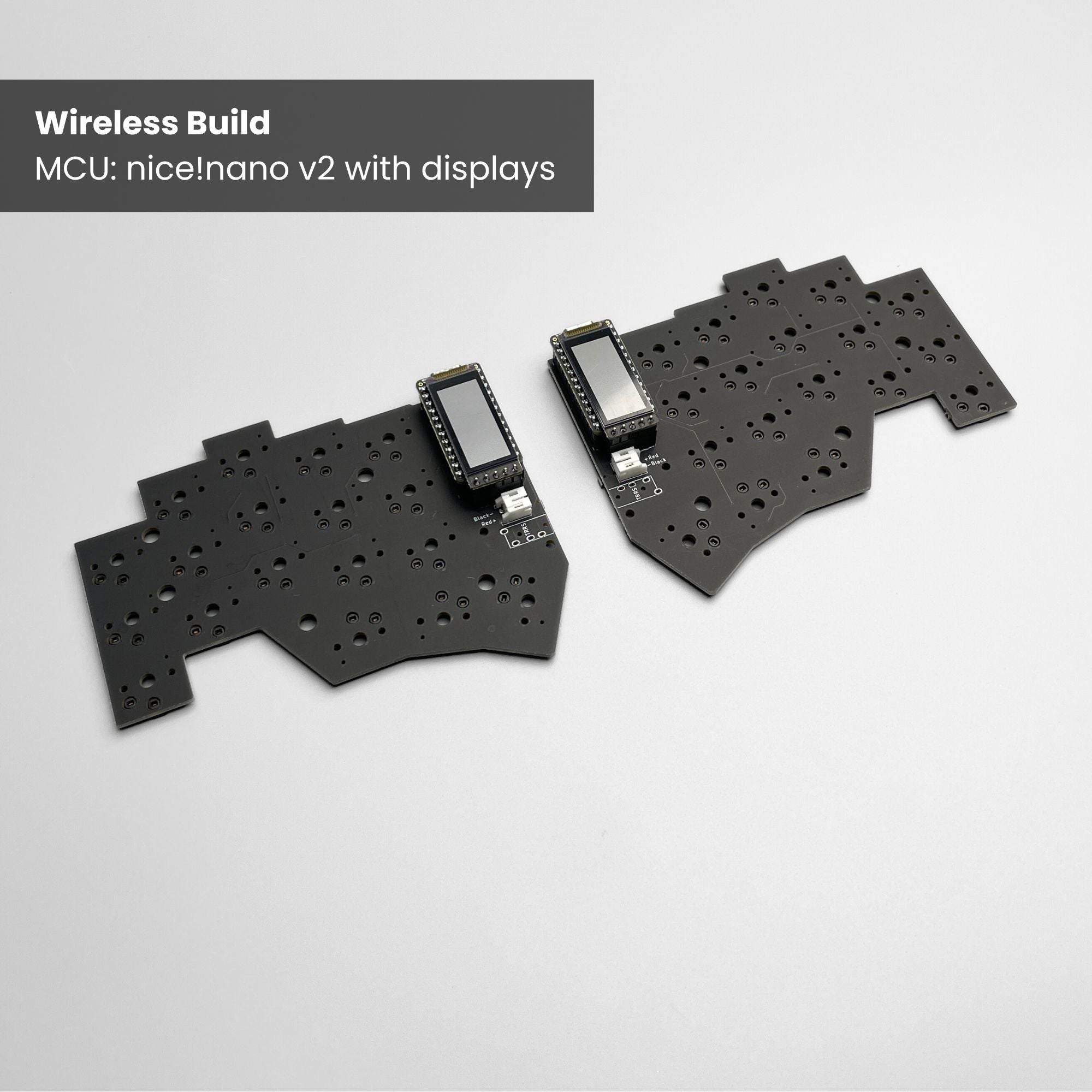 Pre-soldered Chocofi 36 Keys Low Profile Wireless Split Keyboard
