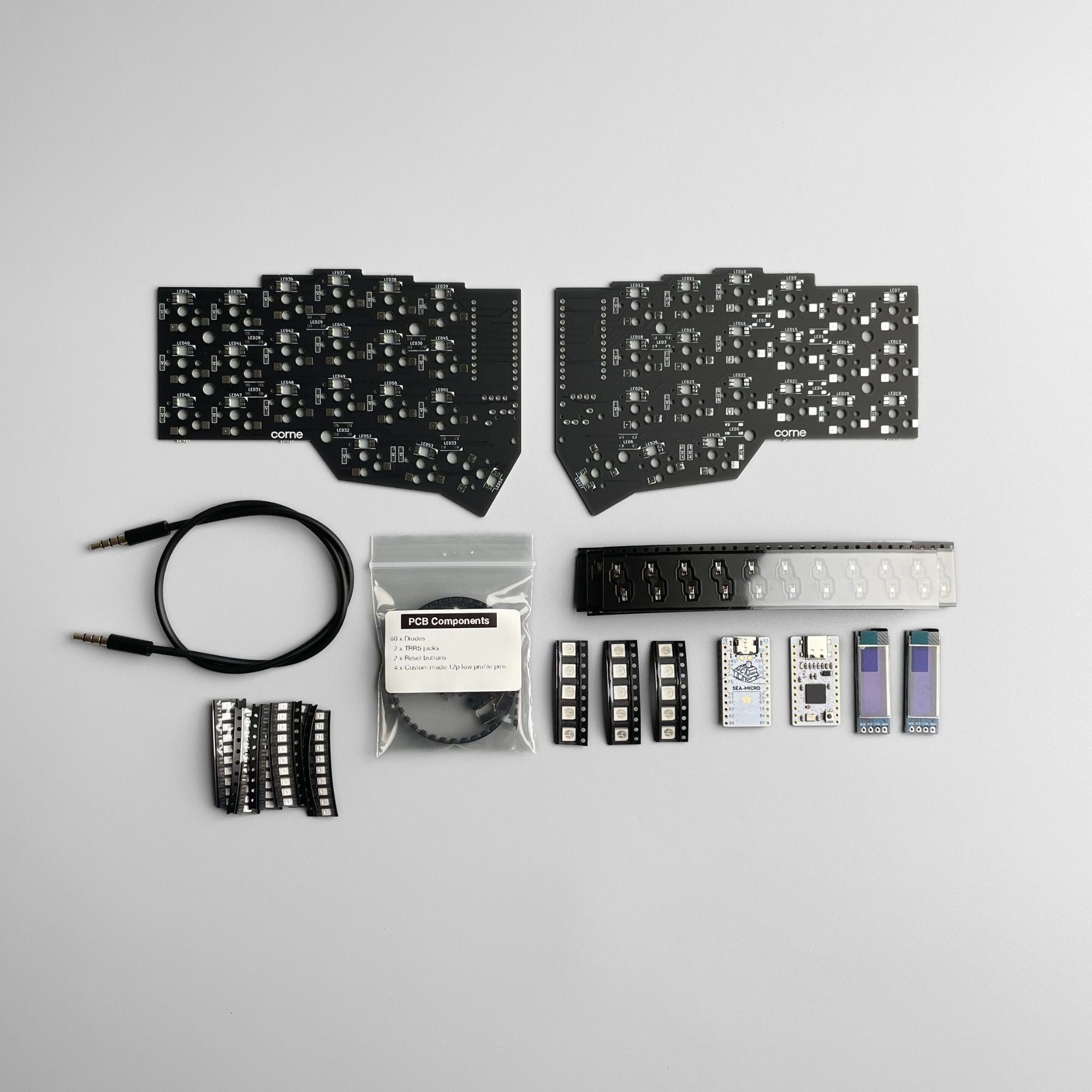 Corne v3.0 MX Split Wired Keyboard DIY Kit