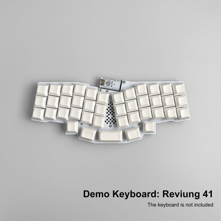2U DSA Keycaps on Reviung41 keyboard