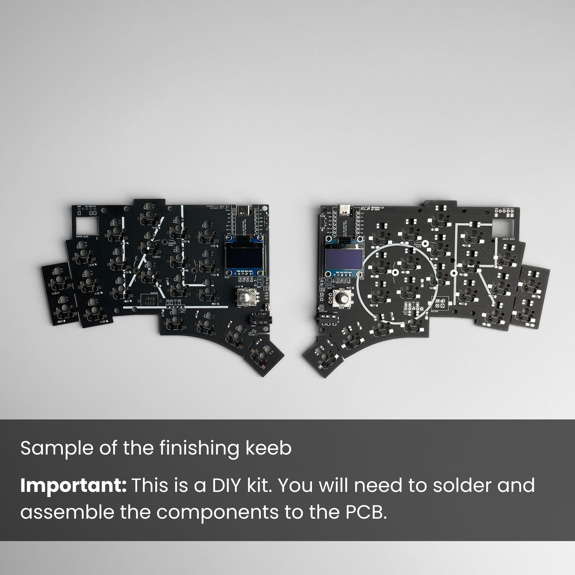 KLOR by GEIST Split Keyboard DIY Kit - Thumbnail 4