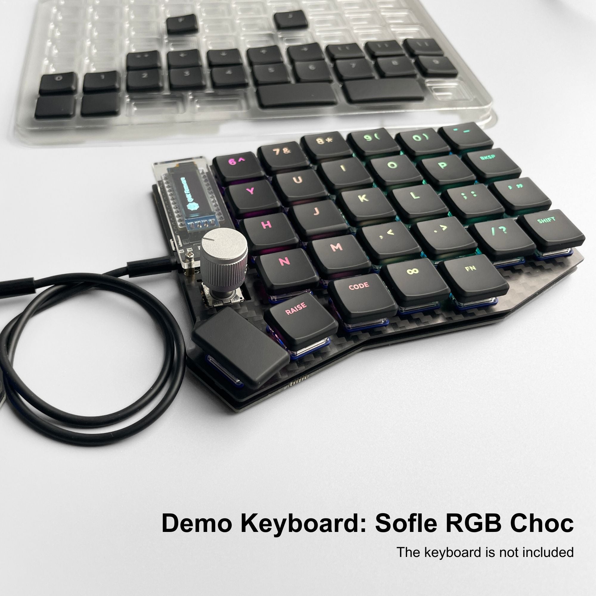 MBK Legend Glow R2 Black Keycap Set - Thumbnail 3