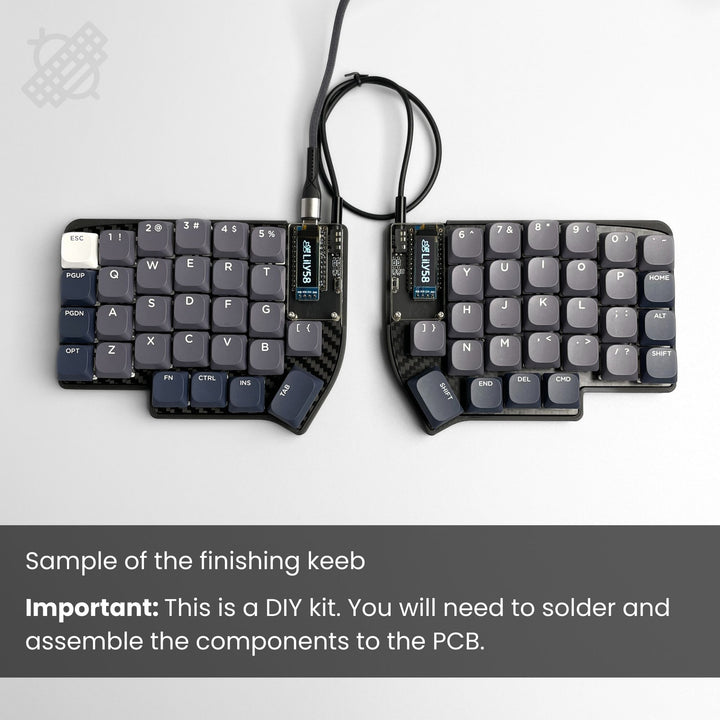 Diy Split Keyboard Kit Lily58 Pro MX Split Keyboard DIY Kit - RP2040 Wired – beekeeb