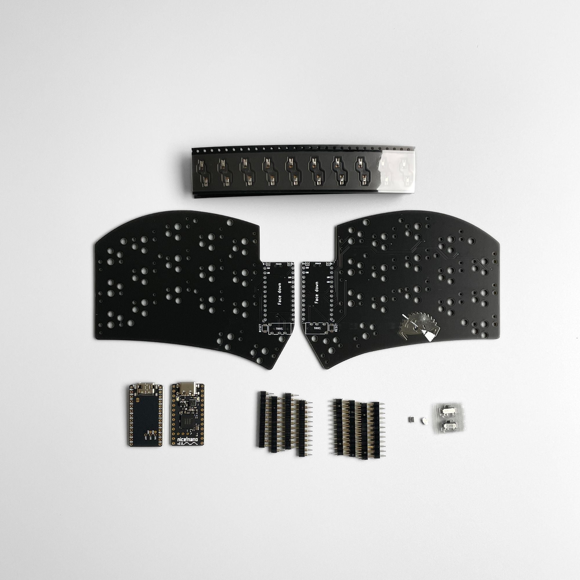 Ferris Sweep Low Profile Split Keyboard DIY Kit - nice!nano Wireless